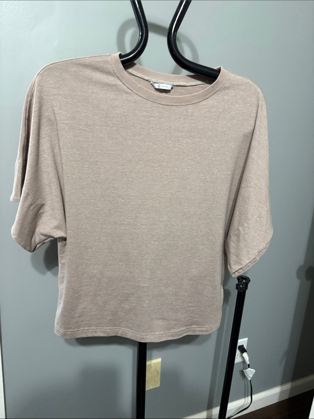 Everyday Relaxed Taupe Short-Sleeve Tee